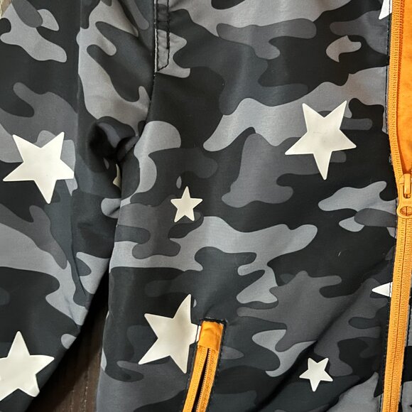 Wonder Nation Boys Camo Star Print Softshell Hooded Jacket (Size M) - Picture 2 of 4